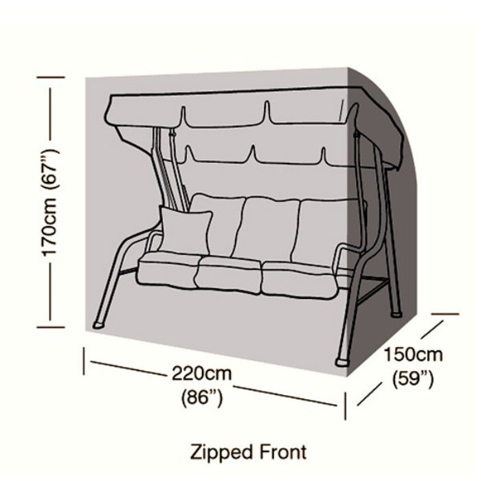Deluxe - 3 Seater Swing Seat Cover - 220cm