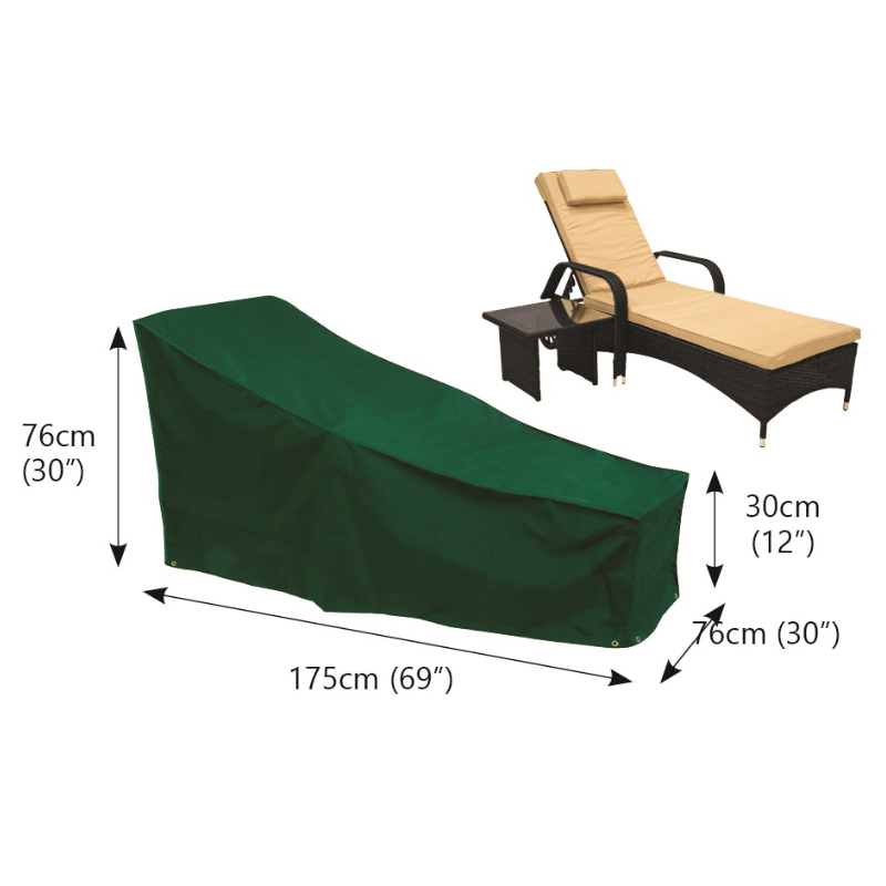 Classic Protector 6000 Sun Lounger Cover - Green