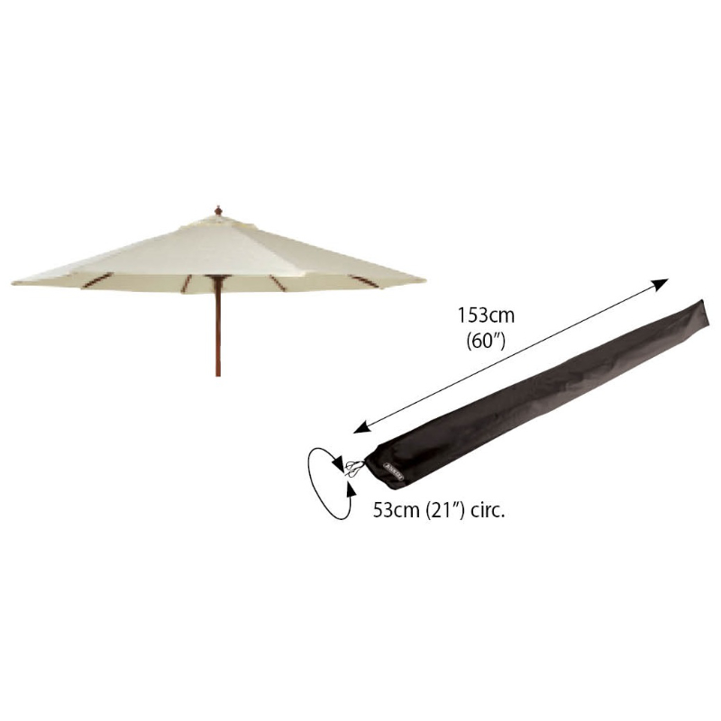 Classic Protector 6000 Large Parasol Cover - Grey