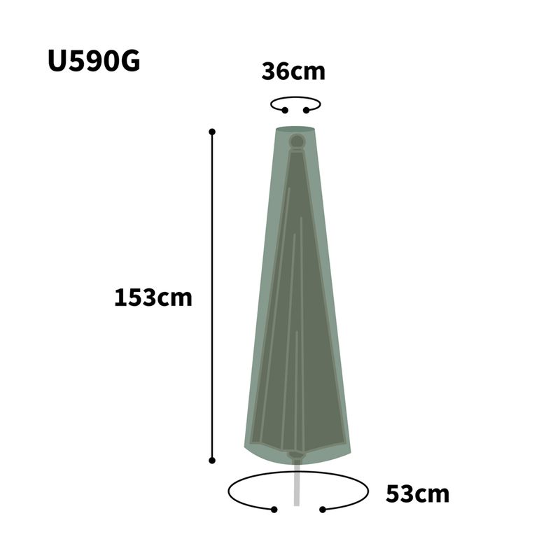 Ultimate Protector Parasol Cover - Small - Green