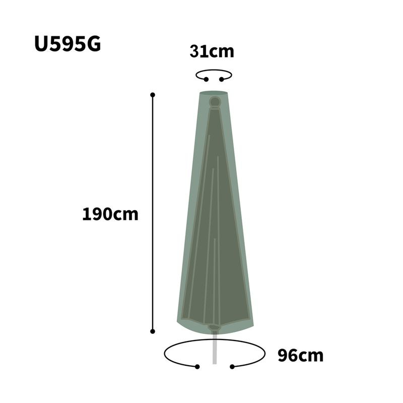 Ultimate Protector Parasol Cover - Medium - Green