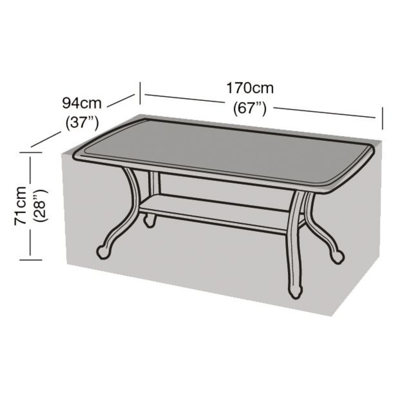 Super Tough 6 Seater Rectangular Table Cover - Green
