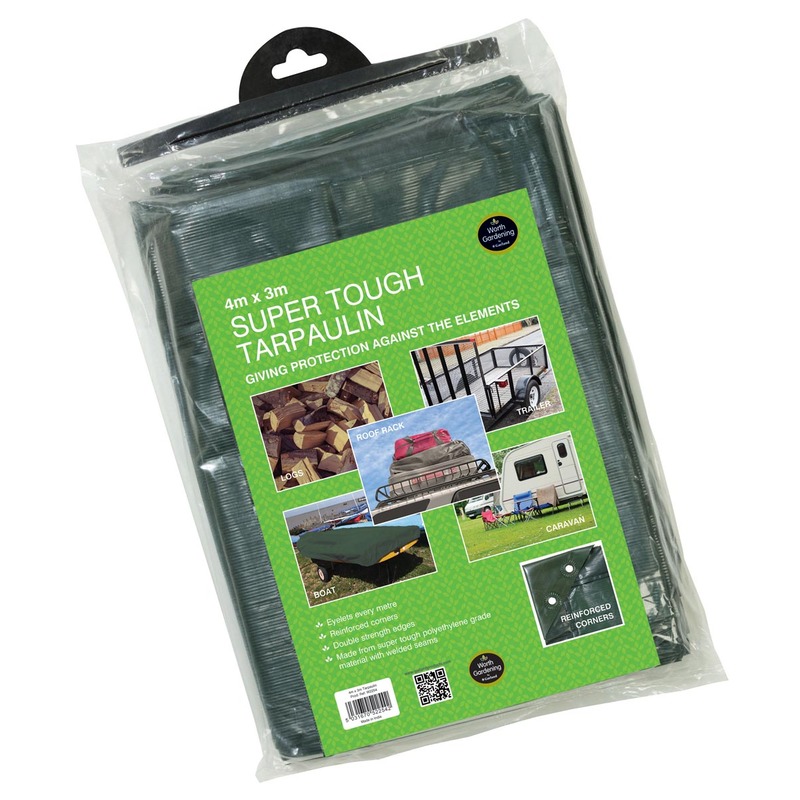 Super Tough Tarpaulin - 4m x 3m