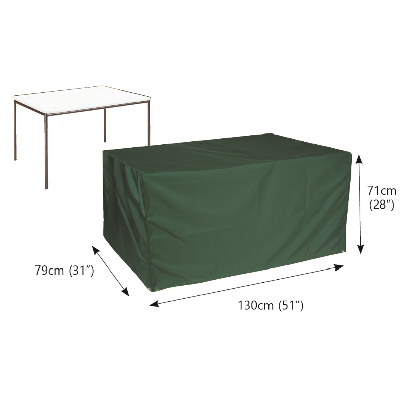 Classic Protector 6000 Rectangular Table Cover 8 Seat Green