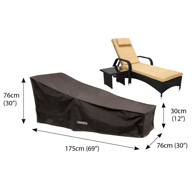 Deluxe Large Sun Lounger Cover 220cm