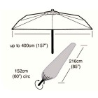 Deluxe - 4m Round Giant Parasol Cover - 216cm