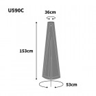 Ultimate Protector Parasol Cover - Small - Charcoal