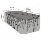 Premium Super Tough 8-10 Seater Rectangular Furniture Set Cover - Green