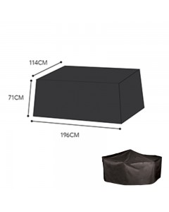 Classic Protector 5000 Rectangular Table Cover - 8 Seat - Black