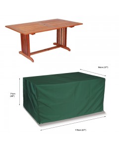 Classic Protector 5000 Rectangular Table Cover - 6 Seat - Green