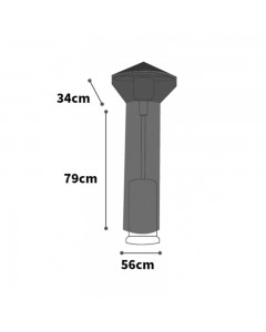 Ultimate Protector Patio Heater Cover - Charcoal