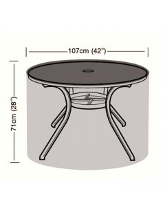 Deluxe - 4 Seater Circular Table Cover - 107cm