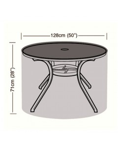 Deluxe - 4/6 Seater Circular Table Cover - 128cm