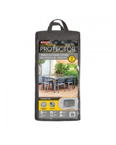 Ultimate Protector Rectangular Patio Set Cover - 6 Seat - Charcoal