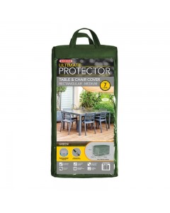 Ultimate Protector Rectangular Patio Set Cover - 6 Seat - Green