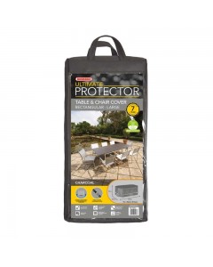 Ultimate Protector Rectangular Patio Set Cover - 8 Seat - Charcoal
