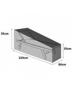 thumbnail image 2 of Waterproof Sun Lounger Cover - Outdoor Patio Furniture Protector For Sunbeds, 208x76x41cm 2 of 10