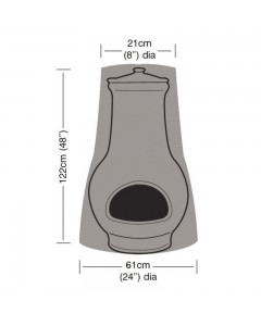 Super Tough Large Chimenea Cover - Green