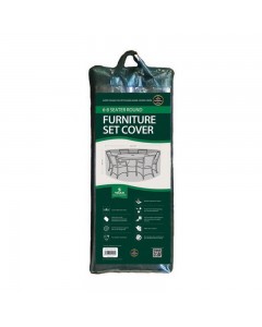 Super Tough 6-8 Seater Round Furniture Set Cover - Green
