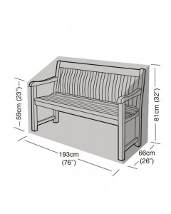 Super Tough 3-4 Seater Bench Cover - Green
