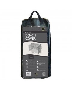 Premium Super Tough 2 Seater Bench Cover - Black