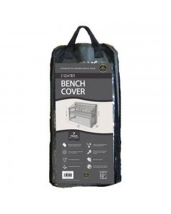 Premium Super Tough 3 Seater Bench Cover - Black