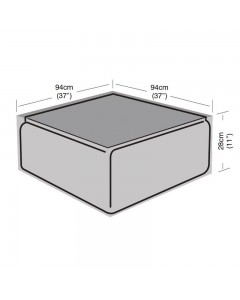 Premium Super Tough Large Coffee Table Cover - Black