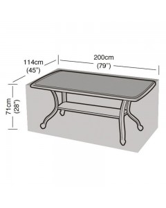 Premium Super Tough 8 Seater Rectangular Table Cover - Green
