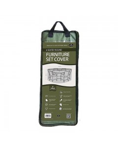 Premium Super Tough 6 Seater Round Furniture Set Cover - Green