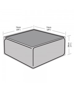 Super Tough Small Coffee Table Cover - Black