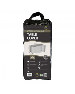 Super Tough 4 Seater Rectangular Table Cover - Black