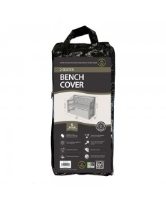 Super Tough 2 Seater Bench Cover - Black