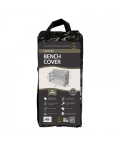 Super Tough 3 Seater Bench Cover - Black