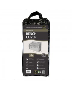 Super Tough 3-4 Seater Bench Cover - Black